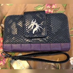 Hot topic Disney's Sleeping Beauty villain Maleficent Wallet phone holder clutch